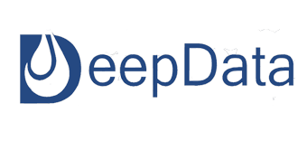This image shows DeepData Logo where the letter D has an Oil Drop overlay.
